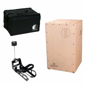 DG CAJON Chanela NATURAL カホン ＆ HarmoTECH カホン用キックペダル ソフトケース付き セット