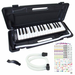 HOHNER MELODICA STUDENT32 BK 鍵盤ハーモニカ＆スペア用吹き口セット 【レッスンどれみふぁシールプレゼント】