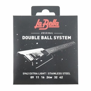 ラベラ 弦 12セット La Bella S942 Extra Light Doble Ball System 09-42 エレキギター弦×12セット