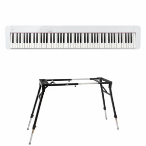カシオ CASIO Privia PX-S1100 WE 電子ピアノ キーボードスタンド 2点セット [鍵盤 Dset]
