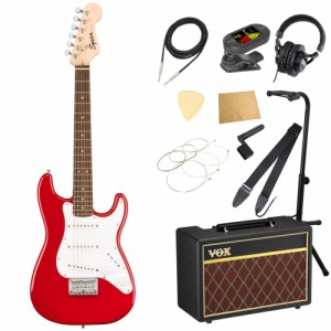スクワイヤー/スクワイア Squier Mini Stratocaster Laurel Fingerboard Dakota Red エレキギター アンプ付き 初心者セット