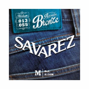 サバレス アコギ弦 SAVAREZ A130M Bronze Medium アコースティックギター弦×3セット