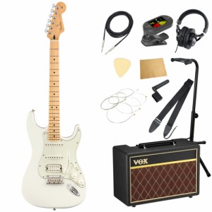 フェンダー Fender Player Stratocaster HSS MN Polar White エレキギター VOXアンプ付き 入門11点 初心者セット