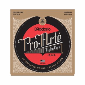 ダダリオ D’Addario EJ49 Silver/Black/Normal クラシックギター弦×3セット