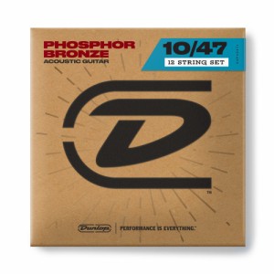 JIM DUNLOP PHOSPHOR BRONZE DAP1047J Light 12弦アコースティックギター弦×3セット