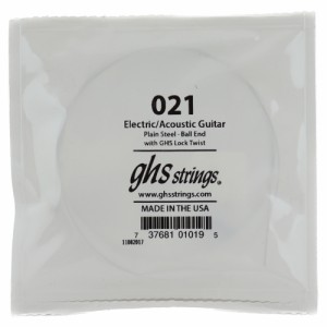 GHS 021 Singles Plain Steel Strings .021 ギター用 バラ弦×4本