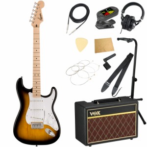 Squier Sonic Stratocaster MN 2TS エレキギター ストラトキャスター VOXアンプ付き 入門11点 初心者セット