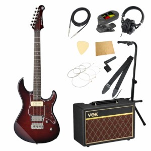 ヤマハ YAMAHA PACIFICA611VFM DRB パシフィカ エレキギター VOXアンプ付き 入門11点 初心者セット