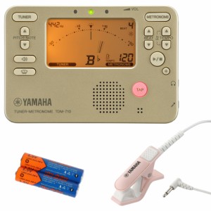 チューナー メトロノーム ヤマハ YAMAHA TDM-710GL ＆ TM-40PK 単4乾電池付 吹奏楽 管楽器 チューナー ＆ マイクセット