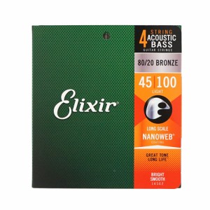 エリクサー ELIXIR 14502/NANOWEB/Acoustic Bass/Light×2SET アコースティックベース弦
