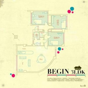 ケース無:: BEGIN 3LDK  中古CD レンタル落ち