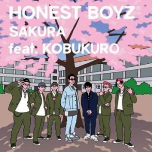 ts::ケース無:: HONEST BOYZ(R) SAKURA feat. KOBUKURO CD+DVD  中古CD レンタル落ち