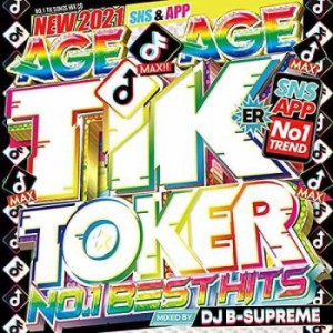 ケース無:: DJ B-SUPREME TIK TOKER 2021 NO.1 BEST HITS  中古CD レンタル落ち
