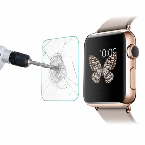 Apple Watch 38mm 専用 超薄型 0.2mm 表面硬度9H 強化ガラススクリーンプロテクターフィルム