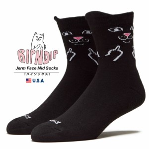 RIPNDIP リップンディップ ソックス 靴下 メンズ レディース キャラクター 総柄 RND9630 ブランド 2022 秋冬 新作