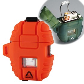 アウトドア ライター ガス 充填式 ターボ ライター ウインドミル DELTA デルタ ブレイズオレンジ 390-0008