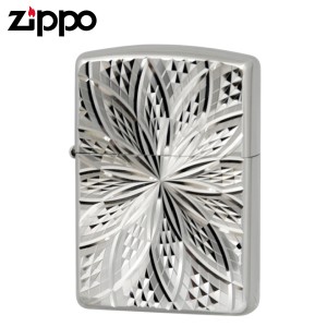 zippoライター アーマー zippo ジッポー ライター プレゼント オシャレ アーマー  D/C BLOOM2 ホワイトニッケル