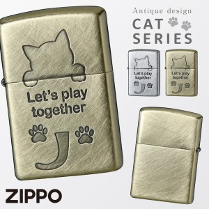 zippo 猫 かわいい ジッポ ライター プレゼント ジッポライター オシャレ 可愛い 誕生日 母の日 女性 レディース 人気 ギフト CAT SERIES
