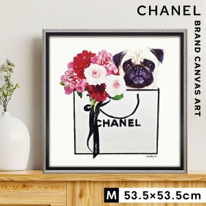 アートパネル アートポスター ブランド シャネル CHANEL オマージュ キャンバスアート フレーム付き ショッピング スクエアM アマンダグ