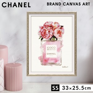 アートパネル ブランド シャネル CHANEL 香水 オマージュアート おしゃれ アマンダ グリーンウッド パフュームピンクブーケ SS