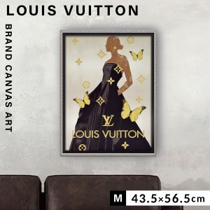 アートパネル ブランド ルイヴィトン LOUIS VUITTON Mサイズ オマージュ キャンバスアート フレーム付き パロディアート オマージュアー