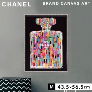 アートパネル ブランド シャネル CHANEL Mサイズ オマージュ キャンバスアート フレーム付き パロディアート オマージュアート ブランド