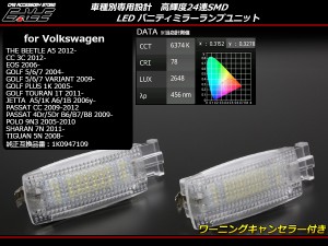 VW LED バニティミラーランプ ルームランプ ゴルフ ポロ イオス ザ ビートル ジェッタ  R-218