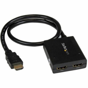 StarTech(スターテック) ST122HD4KU(ブラック) 2出力HDMI分配器 USBバスパワー対応