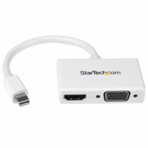 StarTech(スターテック) MDP2HDVGAW(ホワイト) Mini DisplayPort接続トラベルA/Vアダプタ