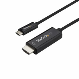 StarTech(スターテック) CDP2HD1MBNL(ブラック) USB-C - HDMIケーブル 4K/60Hz 1m