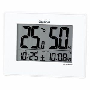 セイコー(SEIKO) SQ798W(白塗装) 電波目覚まし時計 デジタル表示