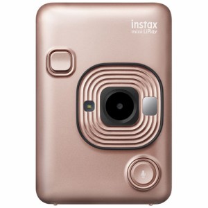 富士フイルム(FUJIFILM) チェキ instax mini LiPlay(ブラッシュゴールド) miniフィルム用チェキカメラ