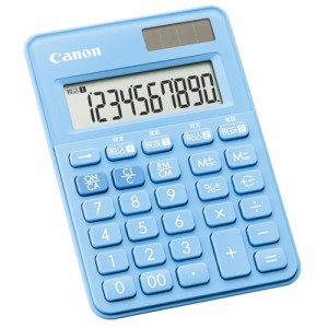 CANON(キヤノン) LS-100WT-AB(アクアブルー) ミニミニ卓上 2種類の税率計算対応モデル 10桁