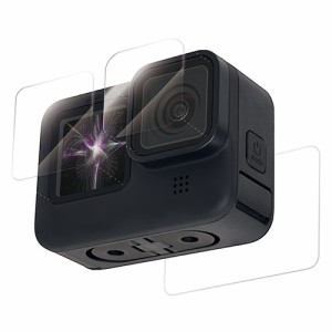 エレコム(ELECOM) AC-GP9BFLGGCS GoPro HERO9 Black用 ガラスフィルム モース硬度7 指紋防止