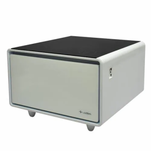 ルーザー(LOOZER) STB-65-WH(ホワイト) SMART TABLE スマートテーブル 1ドア冷蔵庫付テーブル 65L