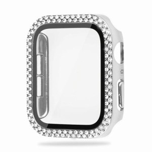 Royal Monster(ロイヤルモンスター) RM-8043LSV(シルバー) Apple Watch 保護カバー 40mm ラインストーンタイプ