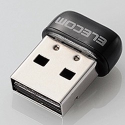 エレコム(ELECOM) WDC-433SU2M2BK(ブラック) 433Mbps USB無線超小型LANアダプター