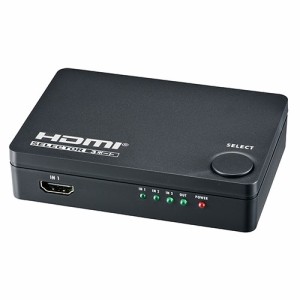 オーム電機(OHM) AV-S03S-K(黒) HDMIセレクター 3ポート