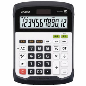 CASIO(カシオ) WD-320MT(ホワイト) 卓上電卓 12桁 防水・防塵タイプ