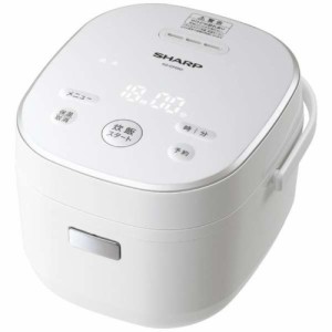 シャープ(SHARP) KS-CF05D-W(ホワイト系) ジャー炊飯器 3合炊き