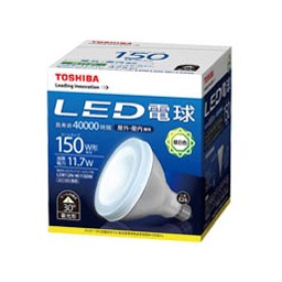 東芝(TOSHIBA) LED電球(昼白色) E26口金 150W形相当 1000lm LDR12N-W/150W