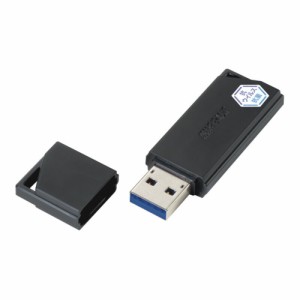 バッファロー(BUFFALO) RUF3-KVB128G-BK(ブラック) 抗ウイルス・抗菌対応 USB 3.2(Gen 1) USBメモリ 128GB