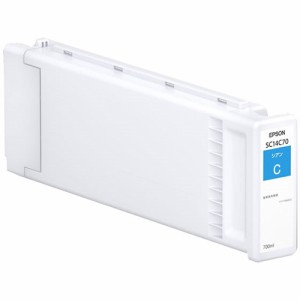 エプソン(EPSON) SC14C70 純正 インクカートリッジ シアン 700ml