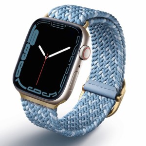 ユニーク(UNIQ) UNIQ-41MM-ASPDECBLU(CERULEAN BLUE) Apple Watch 38/40/41mm BRAIDED STRAP