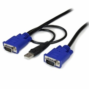 StarTech(スターテック) SVECONUS15 PC切替器KVMケーブル USB/VGA-VGA 4.5m