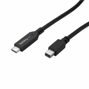 StarTech(スターテック) CDP2MDPMM6B(ブラック) USB-C-Mini DisplayPortケーブル 4K/60Hz 1.8m