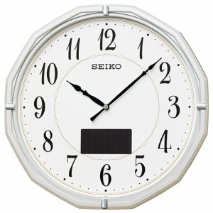 セイコー(SEIKO) SF244W 掛け時計 電波ソーラークロック