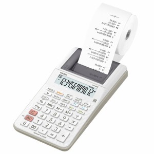 CASIO(カシオ) HR-8RC-WE ハンディタイプ 12桁 プリンター電卓