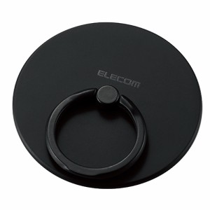 エレコム(ELECOM) P-STRMKMSBK(ブラック) MagSafe対応iPhone用 スマホリング マグネット MAGKEEP
