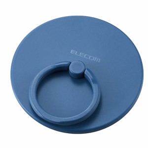 エレコム(ELECOM) P-STRMKMSBU(ブルー) MagSafe対応iPhone用 スマホリング マグネット MAGKEEP